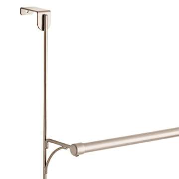 Franklin Brass 193153-FN Over-the- Door Towel Rack, 18.59 x 8.25 x 24.57 Inches, Satin Nickel