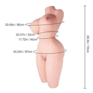 TANTALY Monica Lifelike Sex Doll for Ultimate Pleasure 40.3 LB
