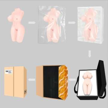 TANTALY 40.3 LB Sex Doll for Men Life Size Love Doll with 3D 3 in 1 Tight Vaginal Anal Breast Lifelike Big Boobs and Butt for Adult Sex Toy Male Masturbator for Men Realistic Monica 2.0