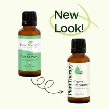 Organic Peppermint Essential Oil for Aromatherapy, DIY Use