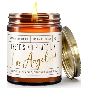 There's No Place Like Los Angeles Candle - Jasmine, Coastal Sage & Sea Salt