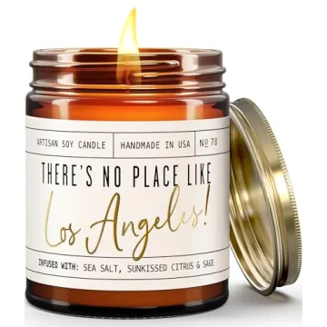 There's No Place Like Los Angeles Candle - Jasmine, Coastal Sage & Sea Salt