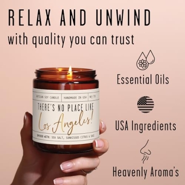 Los Angeles Coastal Candle Gift - 9oz 50Hr Burn