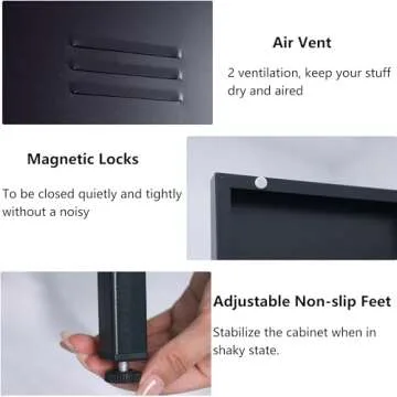 Steehoom Modern Metal TV Stand for 55-60 Inch TVs