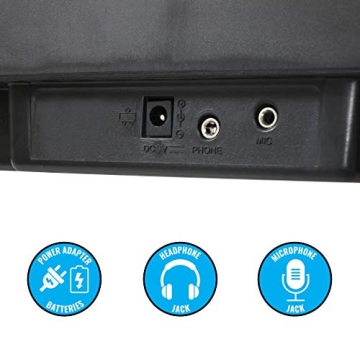 Plixio 61-Key Portable Keyboard for All Ages