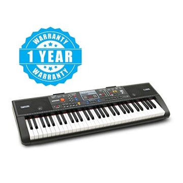 Plixio 61-Key Portable Keyboard for All Ages