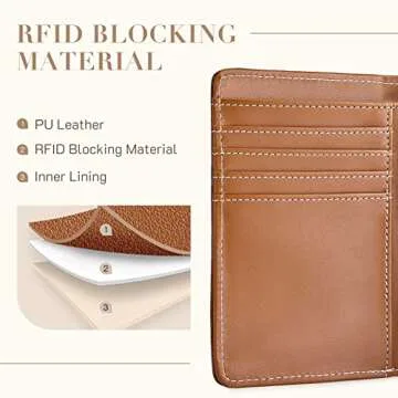 Missnine RFID Small Wallet for Women | Vegan Leather Compact Design