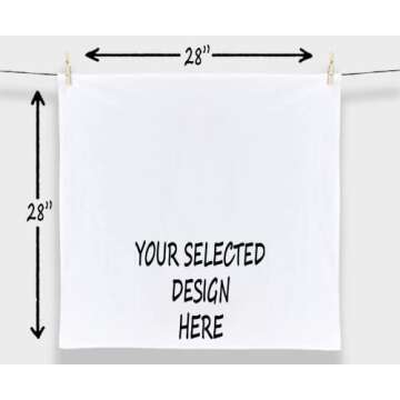 Handmade Funny Kitchen Towel - 100% Cotton Funny Hand Bar Towels for Wine Lovers, Corkscrew Workout - 28x28 Inch Perfect for Hostess Housewarming Christmas Mother’s Day Birthday Gift (My Workout)