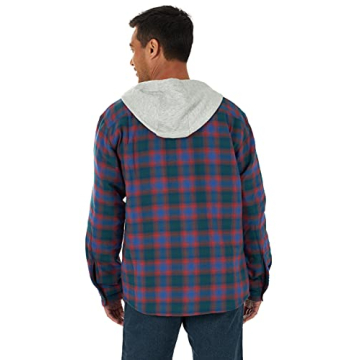 Wrangler Authentics Quilted Lined Flannel Jacket for Men