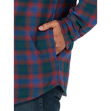 Wrangler Authentics Quilted Lined Flannel Jacket for Men