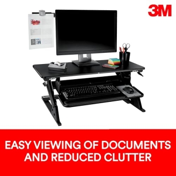 3M Document Clip with 30 Sheet Capacity - Black