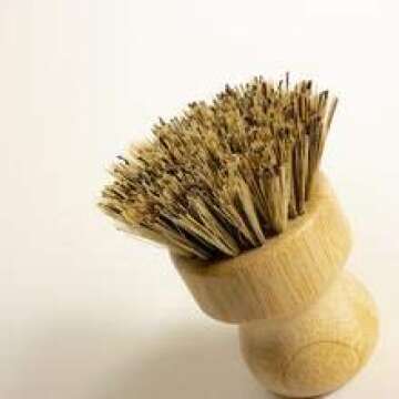 Eco-Friendly Bamboo Scrub Brush with Sisal Fibers