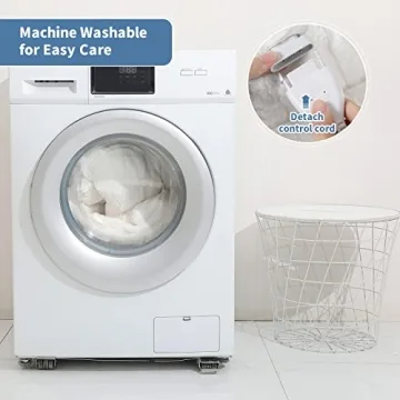 Coomiss Heated Blanket Electric Throw Luxury Faux Fur with Fast Heating