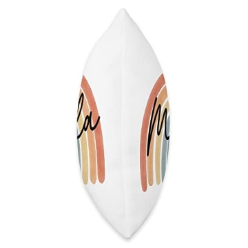 Personalized Rainbow Nursery Throw Pillow for Babies