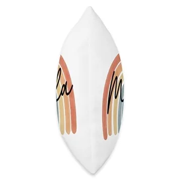 Personalized Rainbow Nursery Throw Pillow for Babies