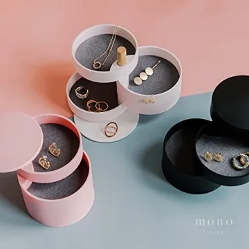 Stylish 4-Tier Jewelry Organizer for Homes and Gifts