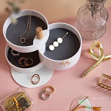 Stylish 4-Tier Jewelry Organizer for Homes and Gifts