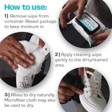 WIPEMATE Disposable Sneaker and Sole Cleaner, Premium Sneaker Cleaning Wipes, Wipe Mate Flow Pack Qu...