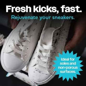 WIPEMATE Disposable Sneaker and Sole Cleaner, Premium Sneaker Cleaning Wipes, Wipe Mate Flow Pack Quick Wipes Remove Dirt, Grime & Stains, Erase Scuffs off Sneakers and Shoes Effortlessly! – 12 Count