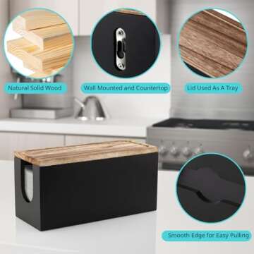Elegant Wooden Paper Towel Dispenser for Home and Office
