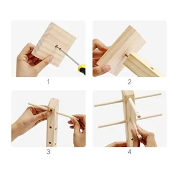 TANG SONG Stylish Wood Sunglass Display Holder for All