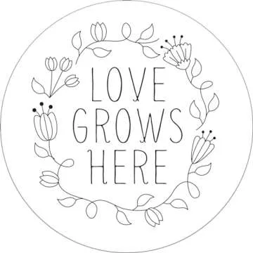 Vibrant Flower & Succulent Embroidery Transfers Set