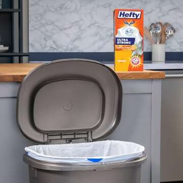 Hefty Ultra Strong Tall Kitchen Trash Bags, Citrus Twist Scent, 13 Gallon, 40 Count