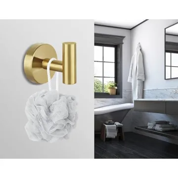 Stylish Heavy Duty Gold Coat Hooks for Home Decor