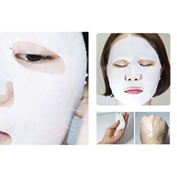 Too Cool For School Best 3 Type Combo Egg Cream Mask (Pack of 6) - Hydration, Pore Tightening, Firming Mask Pack Sheet