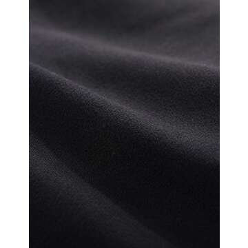 CRZ YOGA Women's High Neck Longline Sports Bra - Padded Racerback Yoga Bra Crop Tank Top with Built in Shelf Bra Black Large