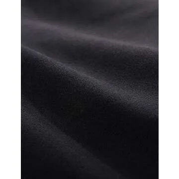 CRZ YOGA Women's High Neck Longline Sports Bra - Padded Racerback Yoga Bra Crop Tank Top with Built in Shelf Bra Black Large