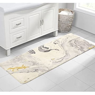 HAOCOO Modern Soft Bath Rug Runner – Elegant & Non-Slip