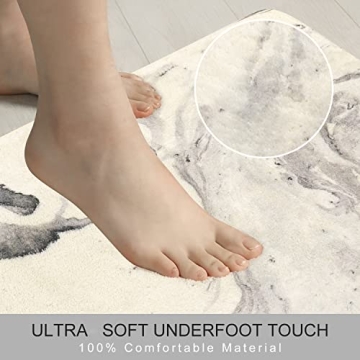 HAOCOO Modern Soft Bath Rug Runner – Elegant & Non-Slip