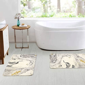 HAOCOO Modern Soft Bath Rug Runner – Elegant & Non-Slip