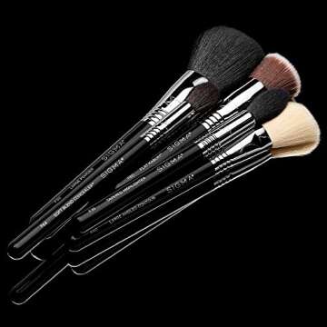 Sigma Beauty Makeup Brush Set – Set of 5 Classic Makeup Brushes for Full Face, Professional Makeup...