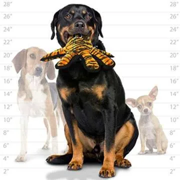 TUFFY - World's Tuffest Soft Dog Toy - MEGA Ocean Creature Octopus- Squeakers - Multiple Layers. Made Durable, Strong & Tough. Interactive Play (Tug, Toss & Fetch). Machine Washable & Floats (Small)