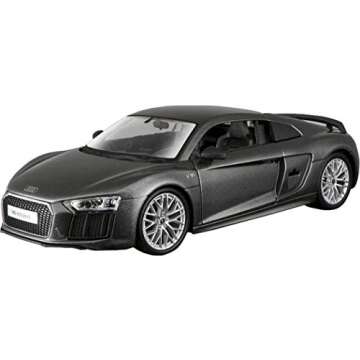 Exquisite 1:24 Scale Audi R8 V10 Plus Die-Cast Model - Red
