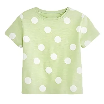 Cute Girls Bunny Applique T-Shirts for Toddlers 2-Pack.