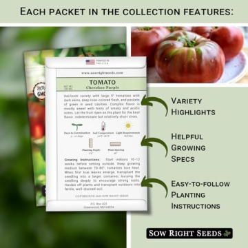 Sow Right Seeds Classic Tomato Seed Collection Heritage Varieties
