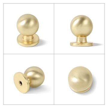 Khtumeware Brass Cabinet Knobs for Timeless Elegance