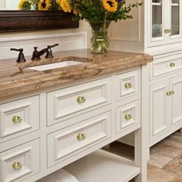 Khtumeware Brass Cabinet Knobs for Timeless Elegance