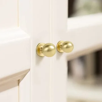 Khtumeware Brass Cabinet Knobs for Timeless Elegance