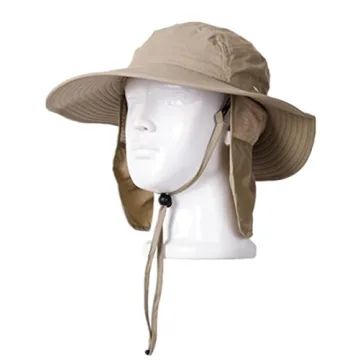 Home Prefer UPF 50+ Sun Cap with Wide Brim and Neck Flap
