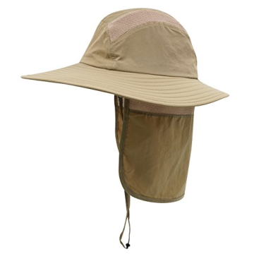 Home Prefer UPF 50+ Sun Cap with Wide Brim and Neck Flap