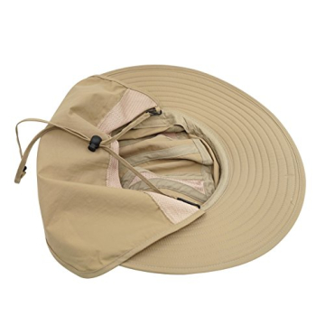 Home Prefer UPF 50+ Sun Cap with Wide Brim and Neck Flap