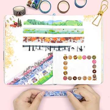 KOVANO 48 Washi Tape Set for Unique DIY Crafts