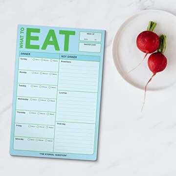 Plan Your Meals with Knock Knock What to Eat Pad