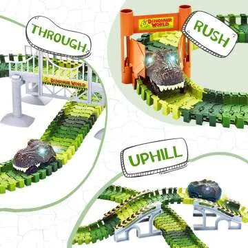 Dinosaur Toys Road Race Playset for Kids Ages 3-6