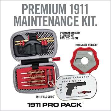 Real Avid 1911 Pistol Cleaning Kit with Wrench & Guide