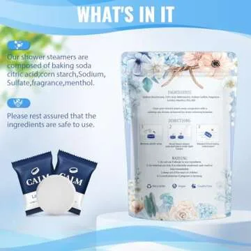 TranquilBliss Lavender Shower Steamers - Perfect Gifts for Her